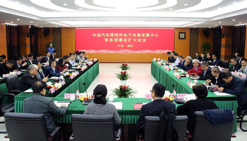中国汽车零部件电子电器生长中心常务理事会扩大聚会在南宫NG28电缆乐成召开