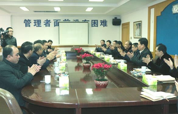 溧阳市委书记蒋锋一行来南宫NG28电缆新春走访