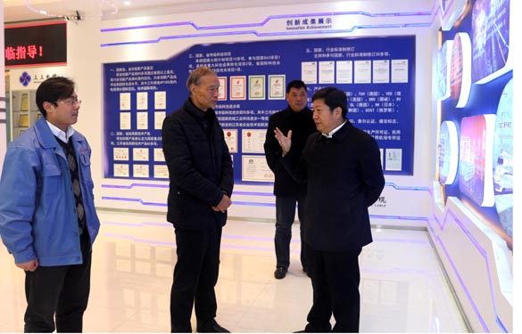 国家质检总局质量治理司司长黄国梁一行来南宫NG28电缆调研