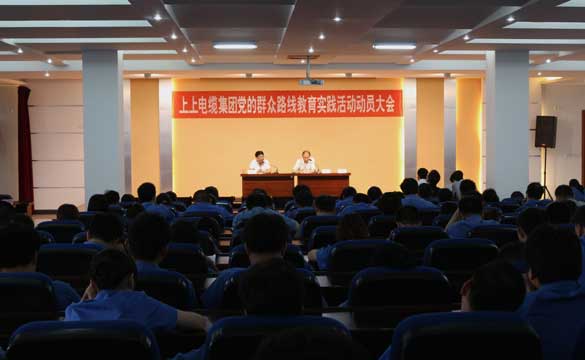 南宫NG28党委组织召开党的群众蹊径教育实践活动发动大会