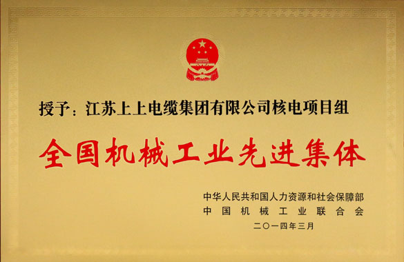 南宫NG28集团手艺中心核电项目组荣获“天下机械工业先进整体”称呼