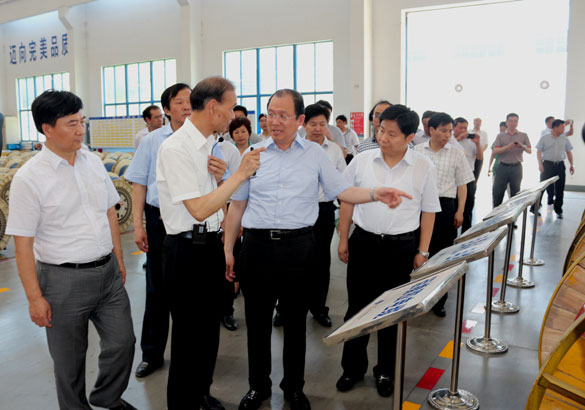 大丰市党政代表团来南宫NG28旅行考察