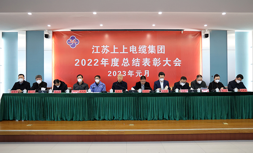 南宫NG28电缆盛大召开2022年度总结表扬大会
