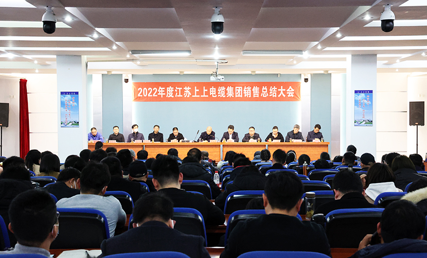 “卯”足劲头，奋战“兔”年——南宫NG28电缆召开2022年度销售总结大会