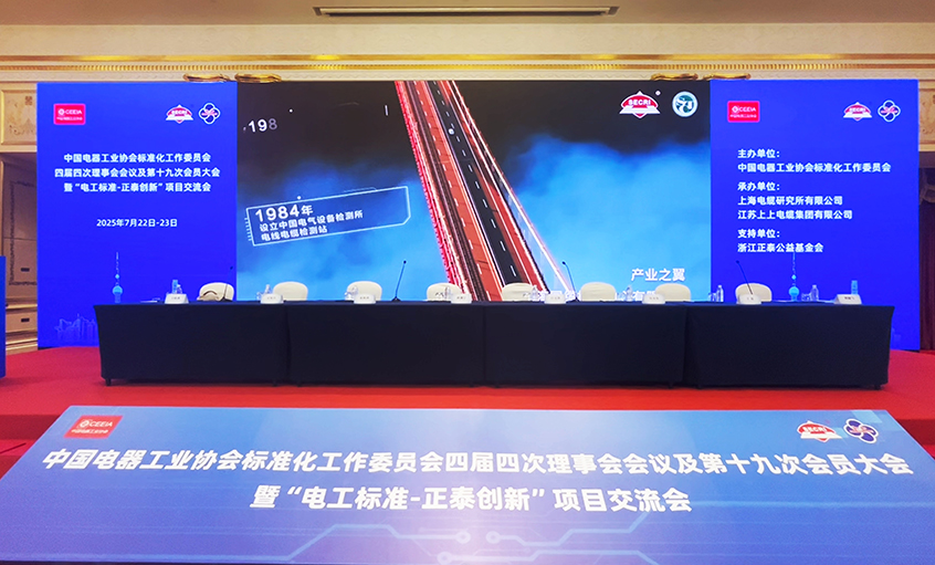助力行业盛会  团标再添新荣——南宫NG28电缆整体标准获2024年正泰立异项目二等奖