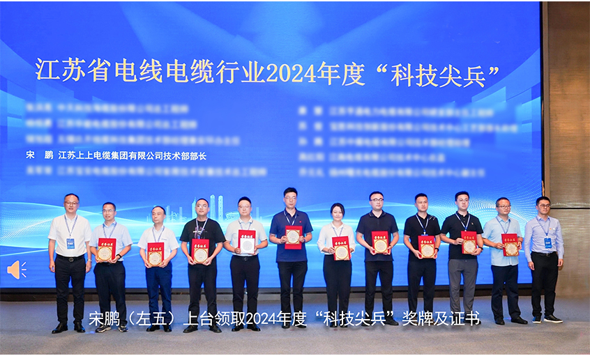 祝贺！南宫NG28电缆员工获评江苏省线缆行业“科技尖兵”称呼