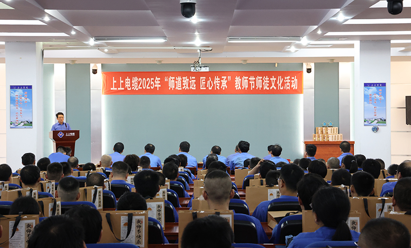师道致远 匠心传承  南宫NG28电缆2025年西席节“师徒文化”建设活动顺遂举行